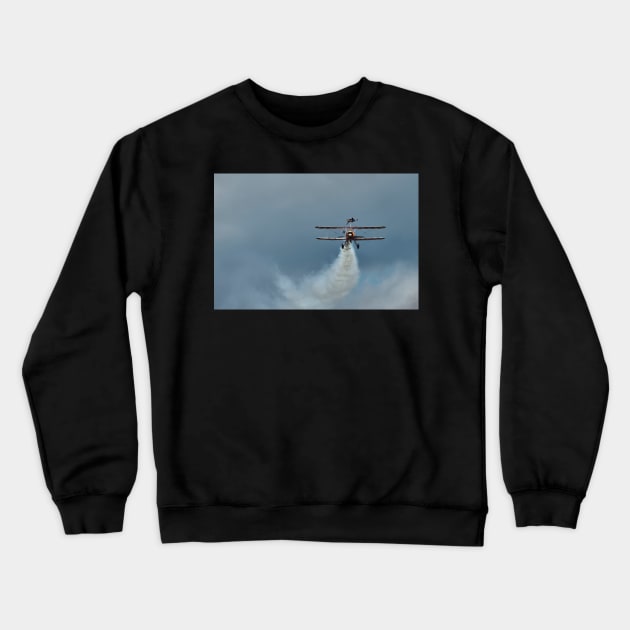 Stearman Wing Walker Crewneck Sweatshirt by richard49